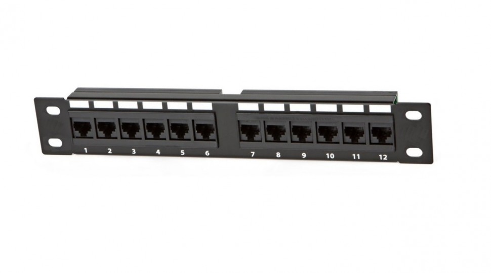 Патч-панель UTP на 12 портов RJ-45, кат. 5е в Ростове-на-Дону