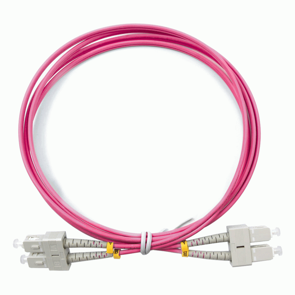Оптический шнур SC-SC/UPC MM 50/125 OM4 duplex 3м в Ростове-на-Дону