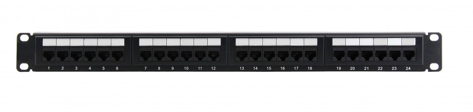 Патч-панель UTP на 24 порта RJ-45, кат. 5е в Ростове-на-Дону