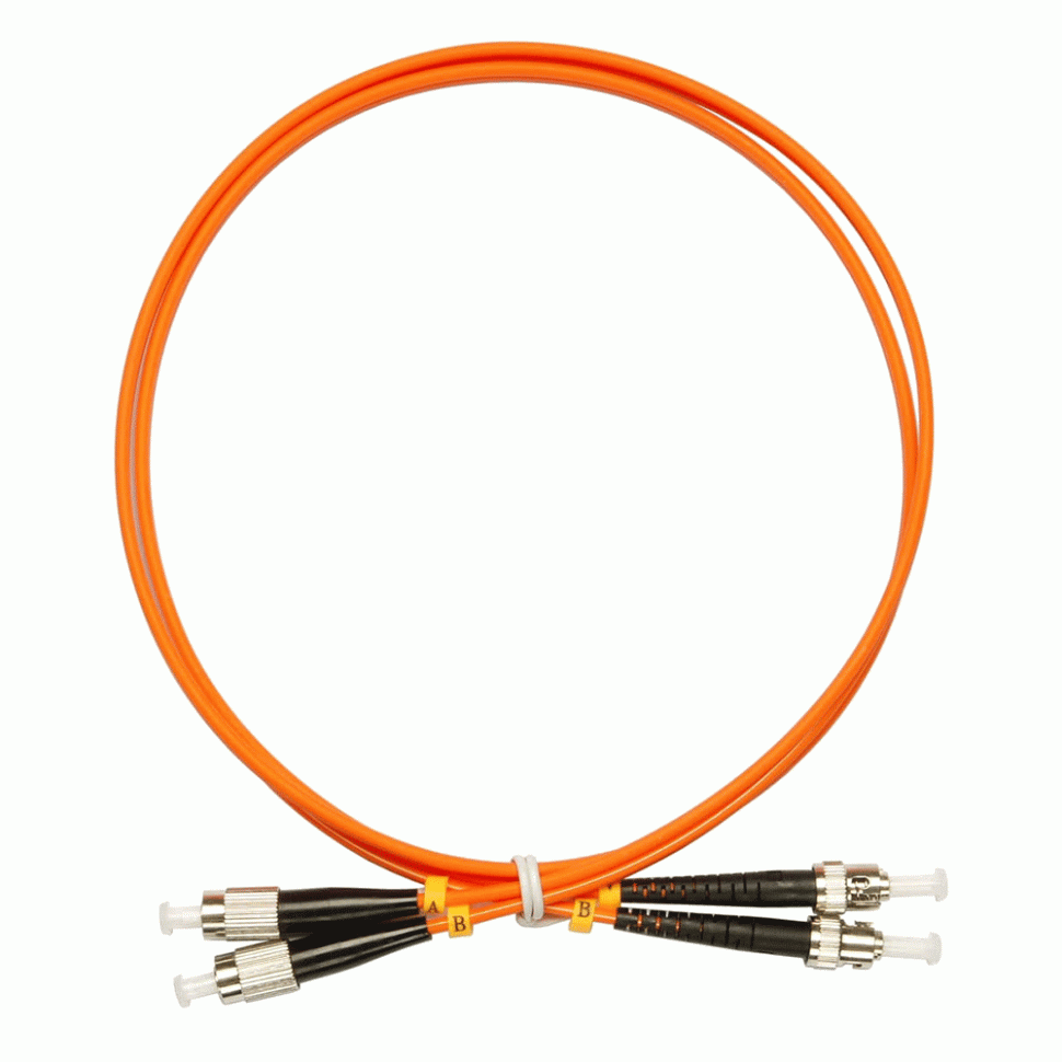 Оптический шнур ST-FC/UPC MM 50/125 OM2 duplex 1м в Ростове-на-Дону