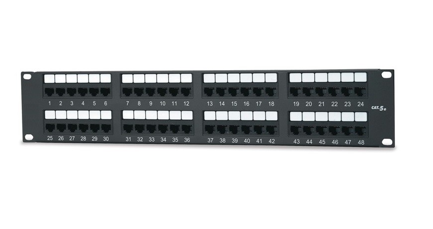 Патч-панель UTP на 48 порта RJ-45, кат. 5е в Ростове-на-Дону