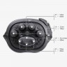 LIGHT PON ОМТ-КС M48 муфта оптическая тупиковая термоусаживаемая до 48 ОВ KSC в Ростове-на-Дону