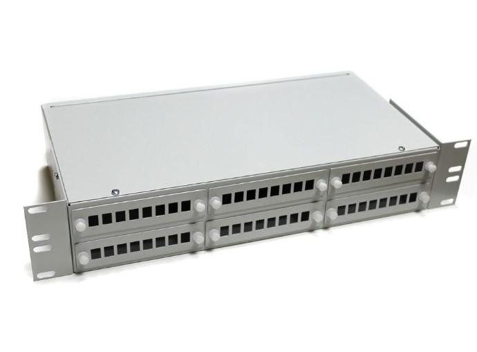Кросс оптический в стойку КОР-48-Ц 2U в Ростове-на-Дону