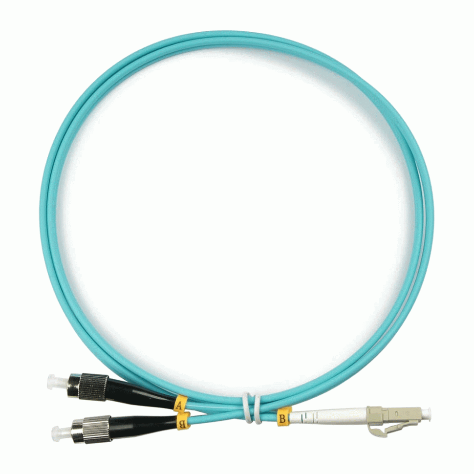Оптический шнур FC-LC/UPC MM 50/125 OM3 duplex 2м в Ростове-на-Дону