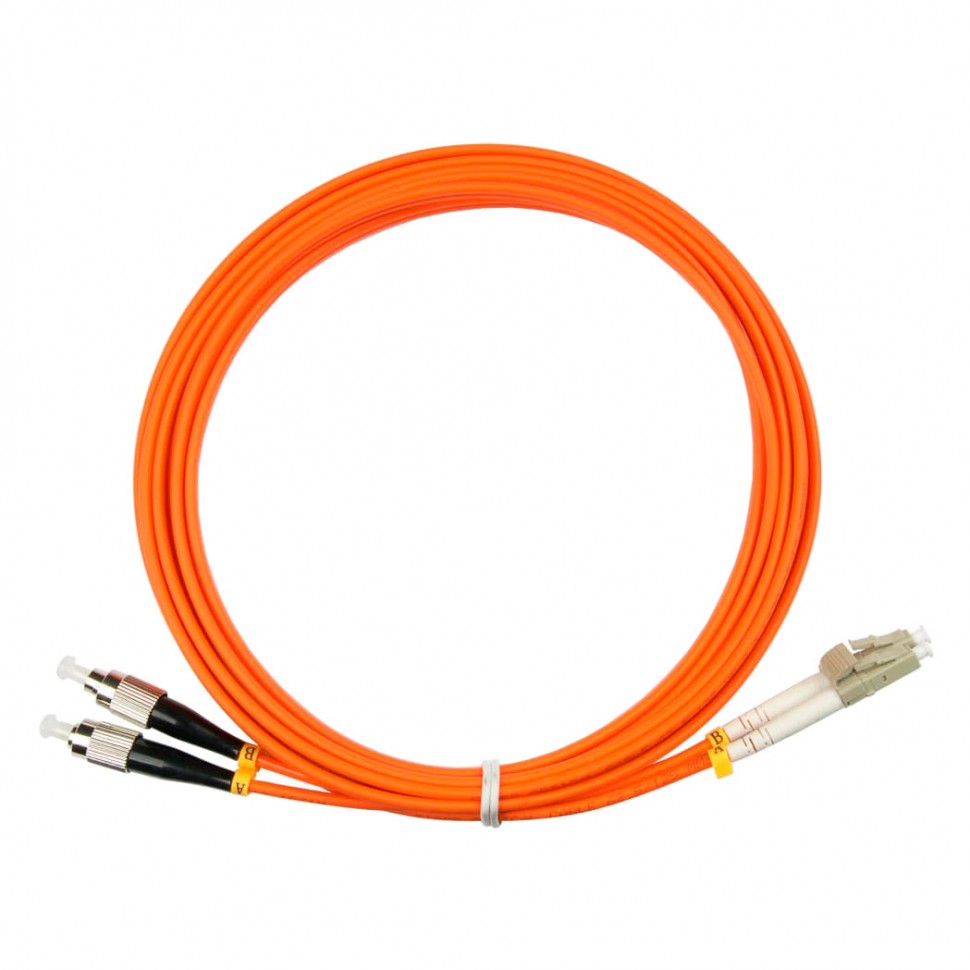 Оптический шнур FC-LC/UPC MM 50/125 OM2 duplex 3м в Ростове-на-Дону