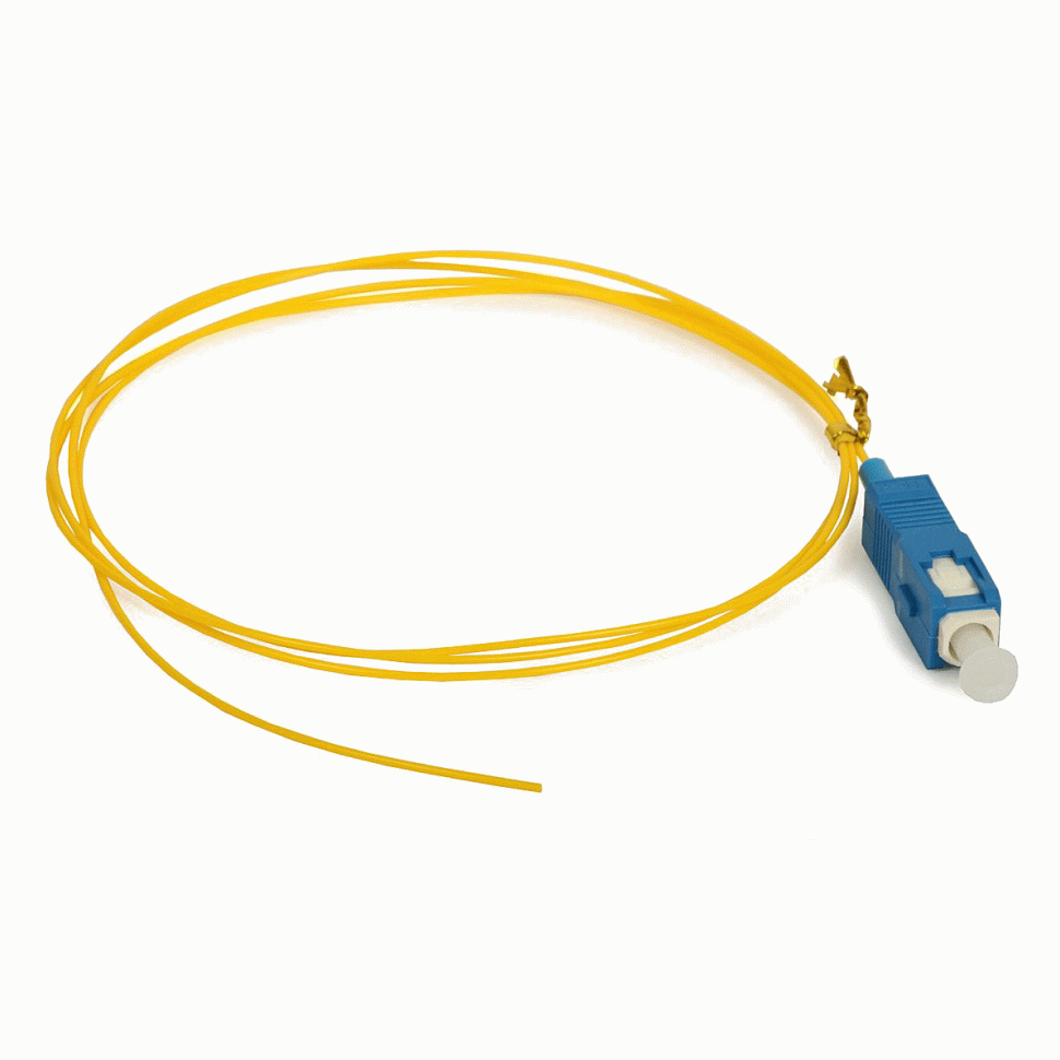 Пигтейл оптический (pigtail) SC/UPC SM 9/125 G.657, 0,9мм,  1,5м в Ростове-на-Дону