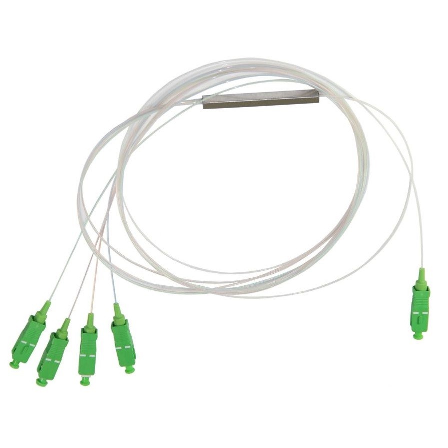 Оптический разветвитель планарный (PLC)  1х4 SS-tube 5SC/APC в Ростове-на-Дону