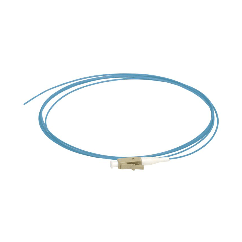 Пигтейл оптический (pigtail) LC/UPC MM 50/125 OM4 G.651,  0,9мм, 1,5м в Ростове-на-Дону