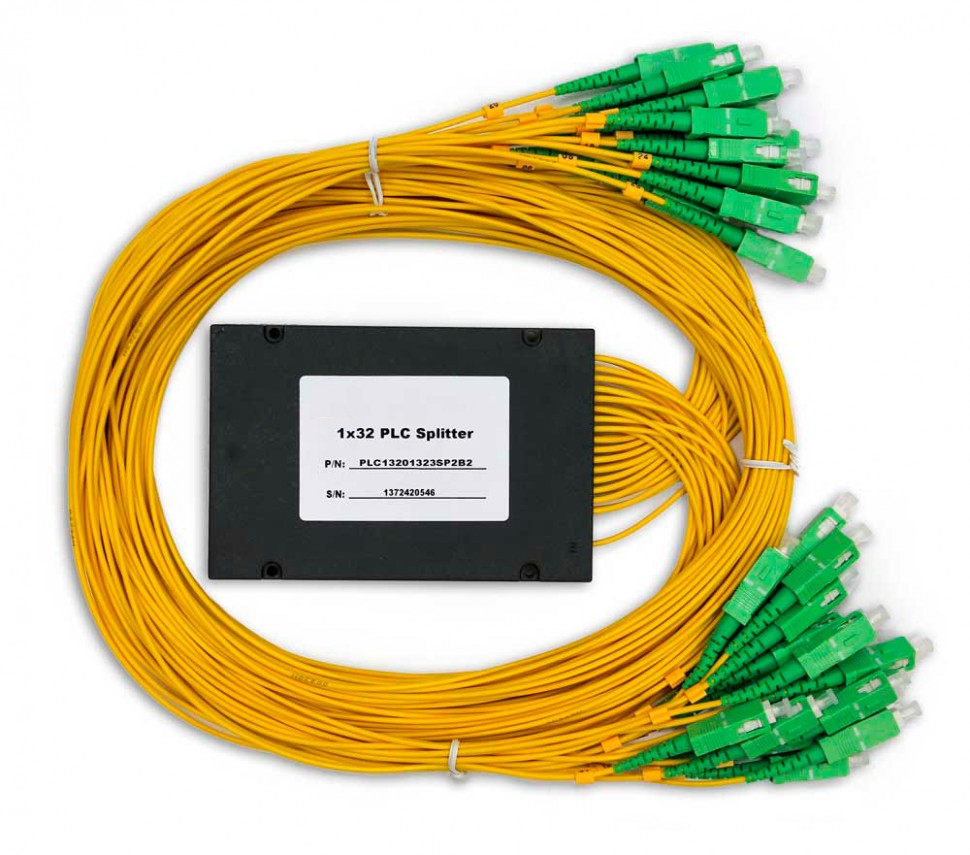Оптический разветвитель планарный PLC 1x32  3.0мм 33SC/APC в Ростове-на-Дону