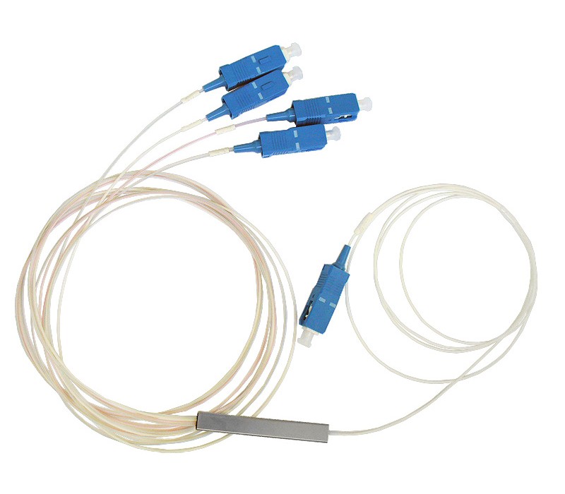Оптический разветвитель планарный (PLC)  1х4 SS-tube 5SC/UPC в Ростове-на-Дону