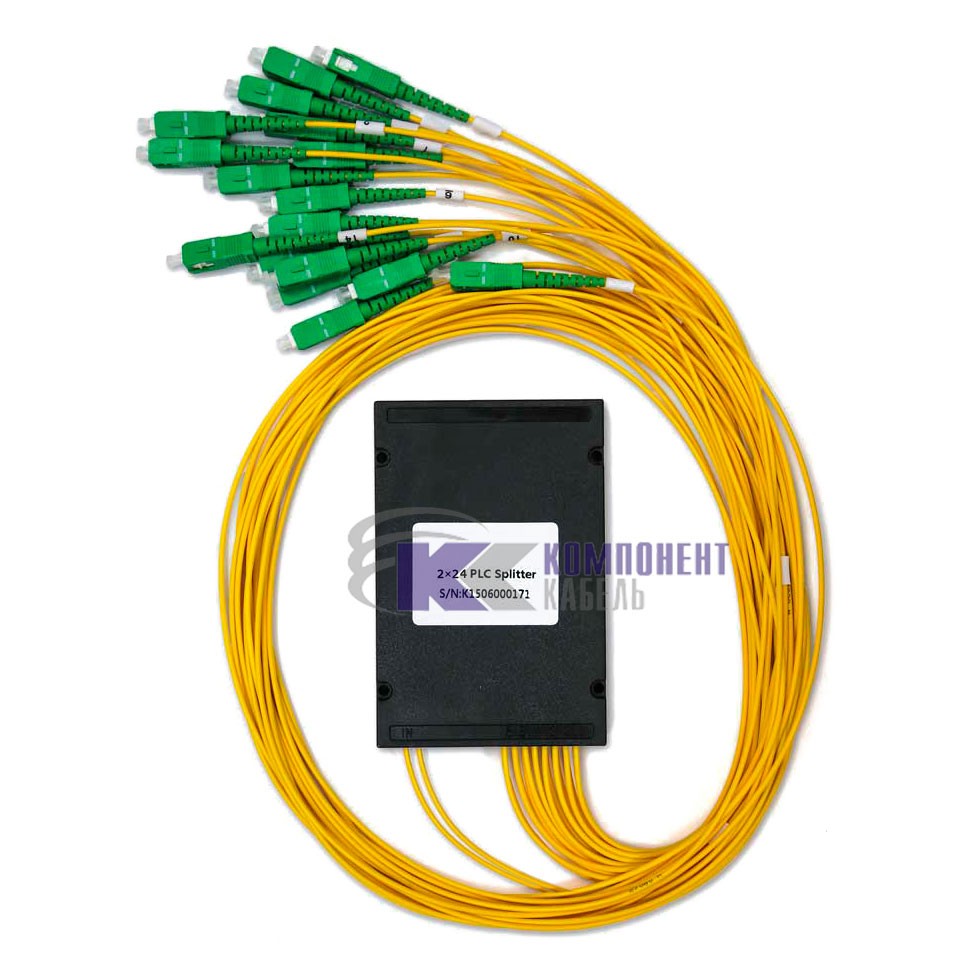 Оптический разветвитель планарный PLC 2х24  3.0 mm 26SC/APC в Ростове-на-Дону