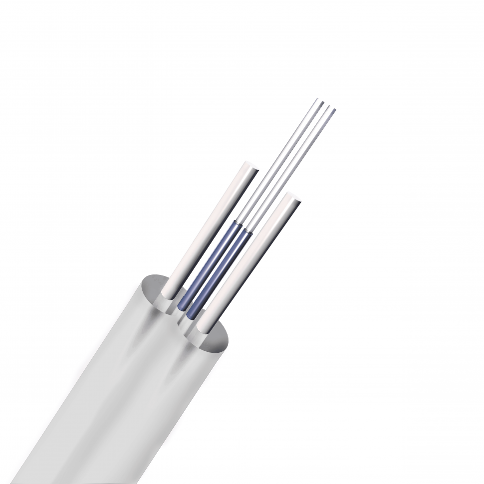 Оптический кабель CO-FTTH1-1 на 1 волокно G.657,  LSZH White в Ростове-на-Дону
