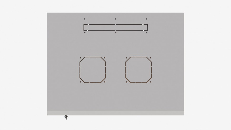 Шкаф телекоммуникационный настенный разборный  19" Lite 9U 600*450 дверь стекло в Ростове-на-Дону