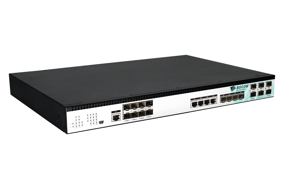 Оптический линейный терминал BDCOM OLT P3600-08E-2AC GEPON