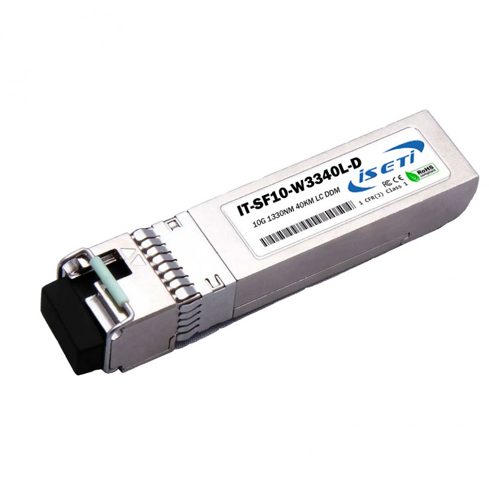 Модуль SFP+ WDM, 10Гбит/с, 1330/1270нм, 40км, LC, DDM в Ростове-на-Дону