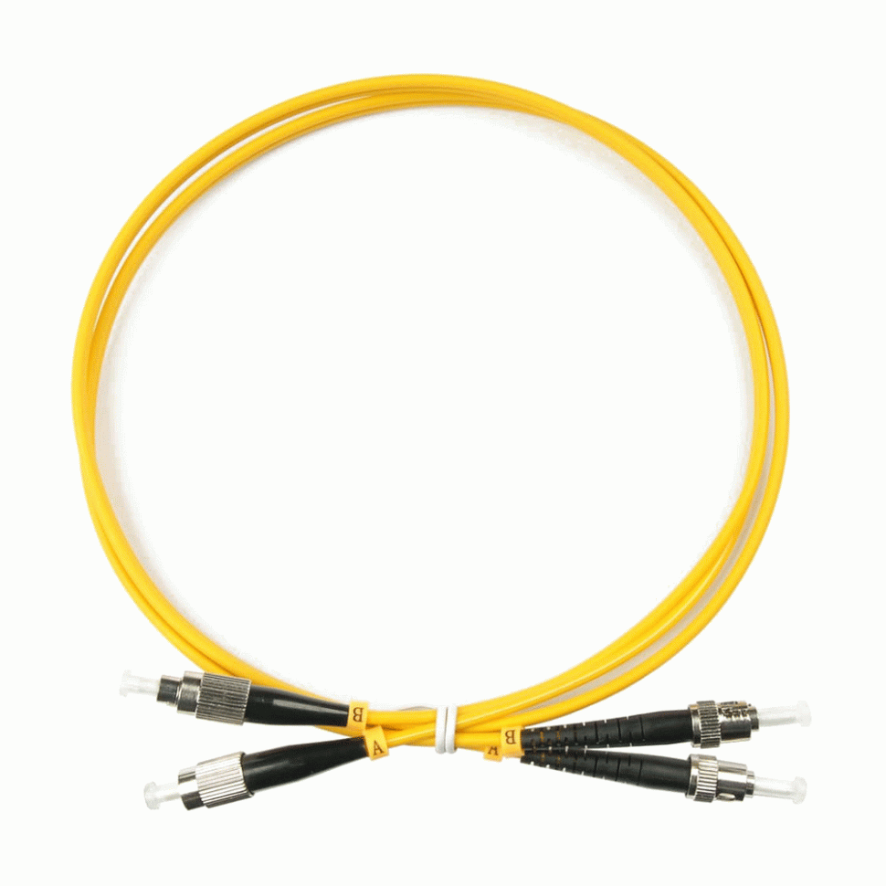 Оптический шнур ST-FC/UPC SM 9/125 duplex 1м в Ростове-на-Дону