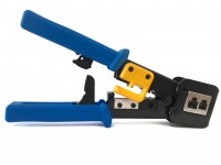 Инструмент обжимной для коннекторов со  сквозным отверстием EZ plug RJ-45 (8p8c); RJ-11/RJ-12  (6p2c/6p4c/6p6c)