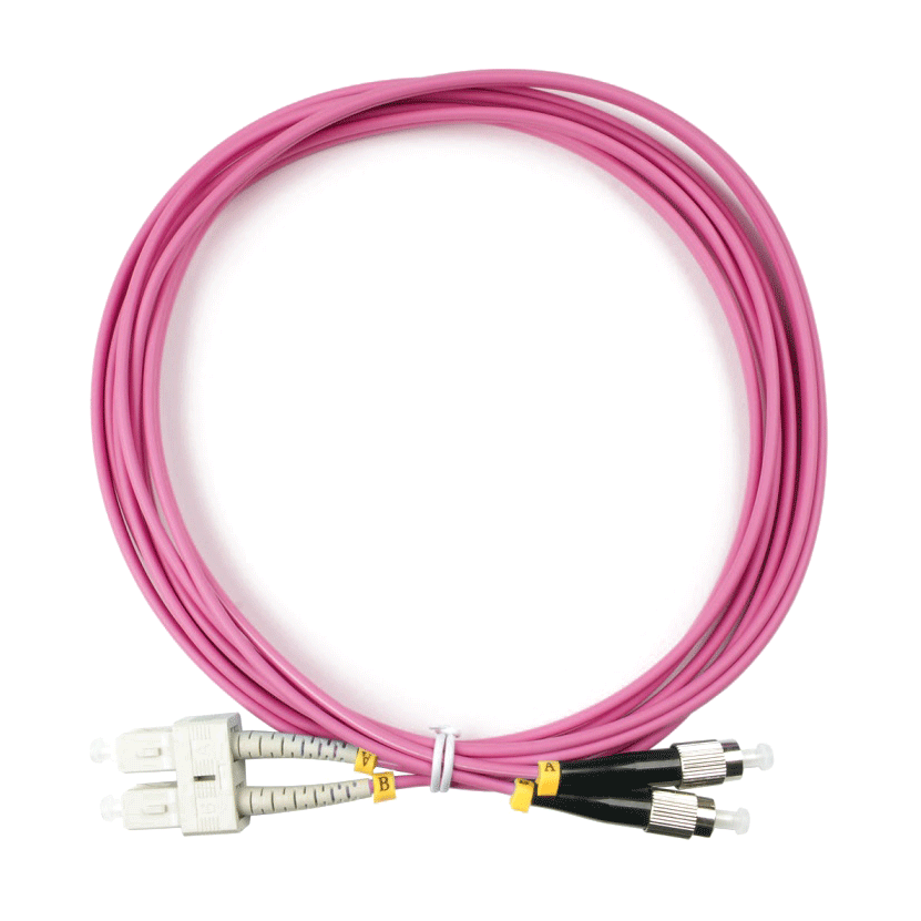 Оптический шнур SC-FC/UPC MM 50/125 OM4 duplex 2м в Ростове-на-Дону