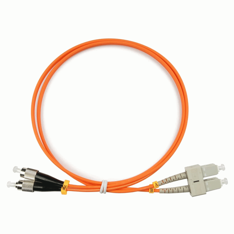 Оптический шнур SC-FC/UPC MM 62,5/125 OM1 duplex 3м в Ростове-на-Дону