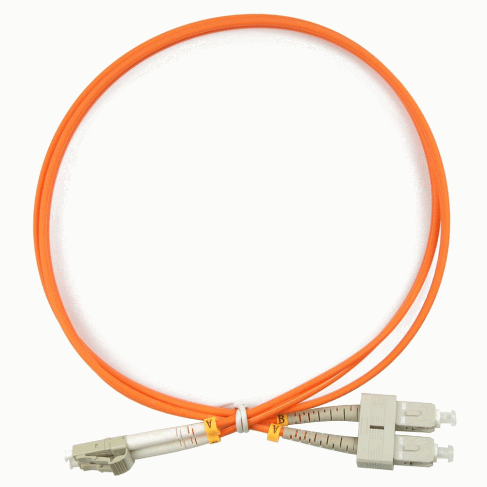 Оптический шнур SC-LC/UPC MM 50/125 OM2 duplex 1м в Ростове-на-Дону